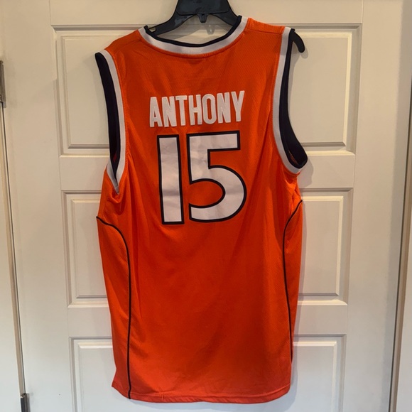 Nike Team Syracuse University Jersey Orange Carmelo Anthony #15 NCAA Size L - Picture 2 of 4